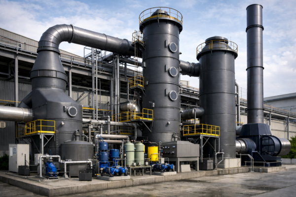 What is multi stage wet scrubber System